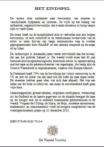 Achterkant van Het Eindspel