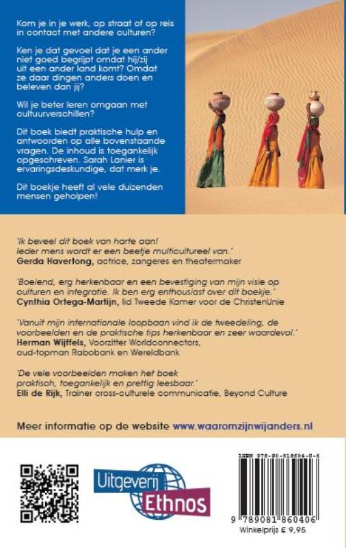Achterkant van Waarom zijn wij anders?