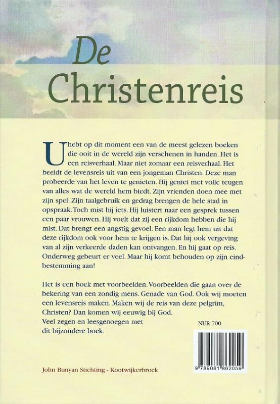 Achterkant van De christenreis