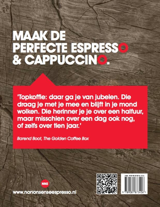 Achterkant van No nonsense espresso