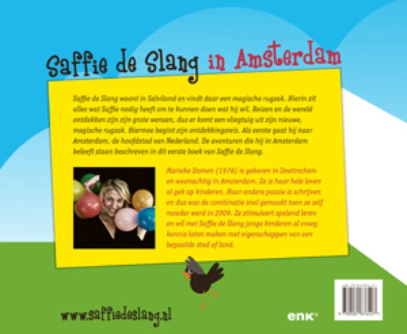Achterkant van Saffie de slang in Amsterdam