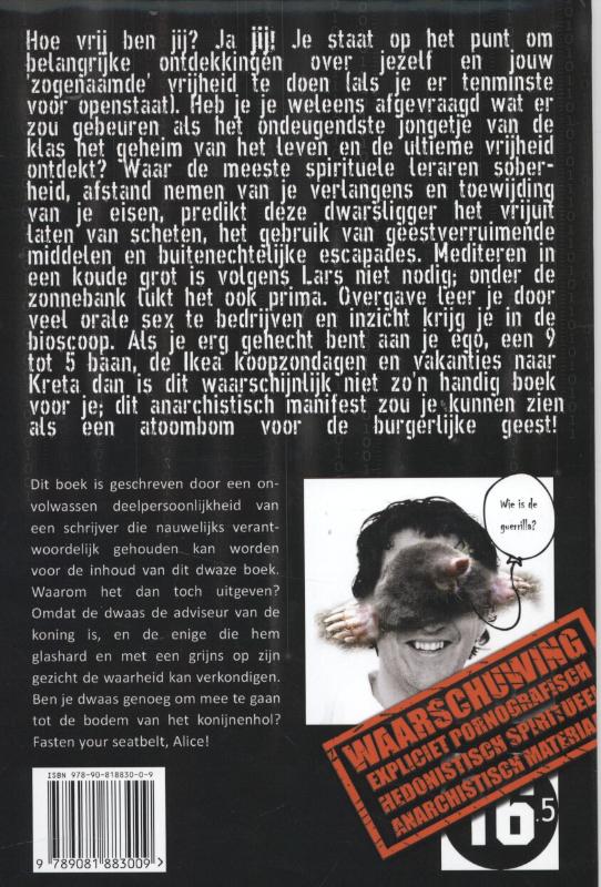 Achterkant van Matrix guerilla