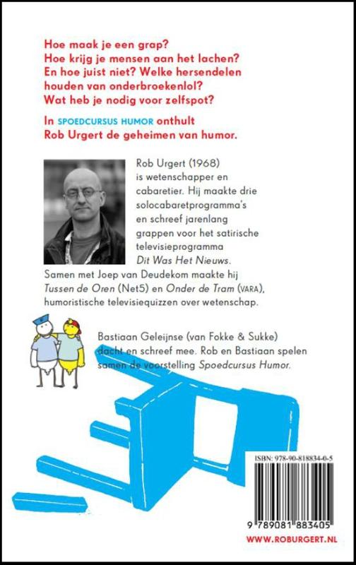 Achterkant van Spoedcursus humor