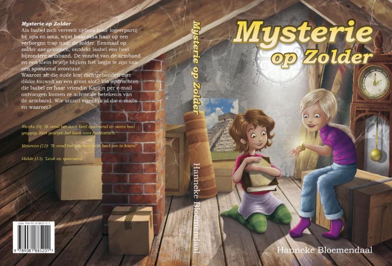 Achterkant van Mysterie op zolder
