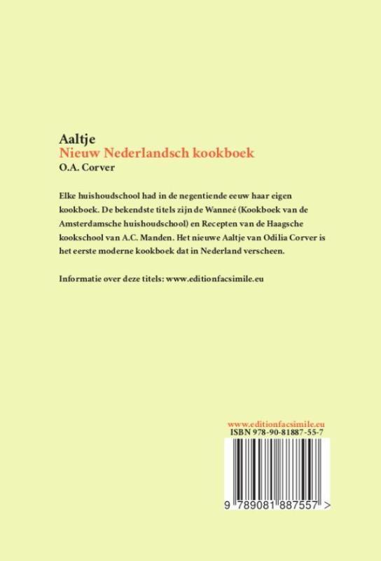 Achterkant van Aaltje