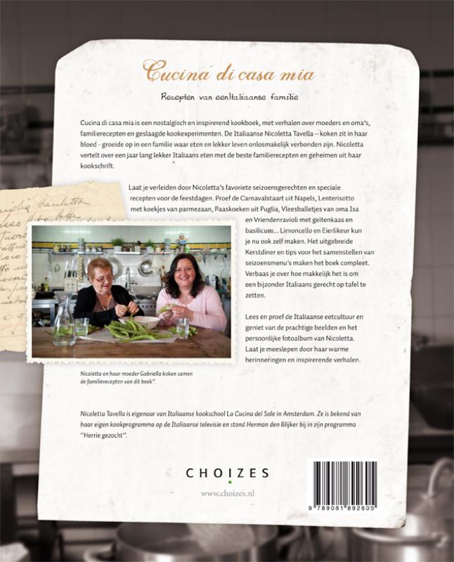 Achterkant van Cucina di casa mia