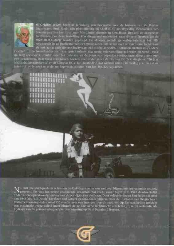 Achterkant van Alle Hens van 320 Squadron