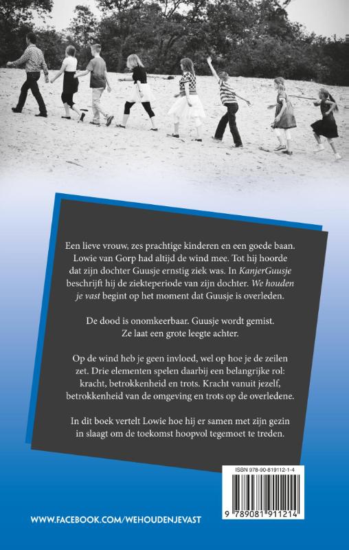 Achterkant van We houden je vast