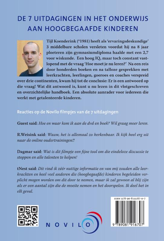 Achterkant van Een praktisch handboek voor leerkrachten in het bo en vo