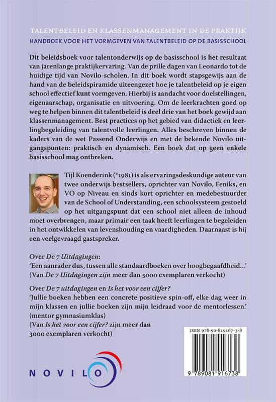 Achterkant van Talentbeleid & klassenmanagement in de praktijk