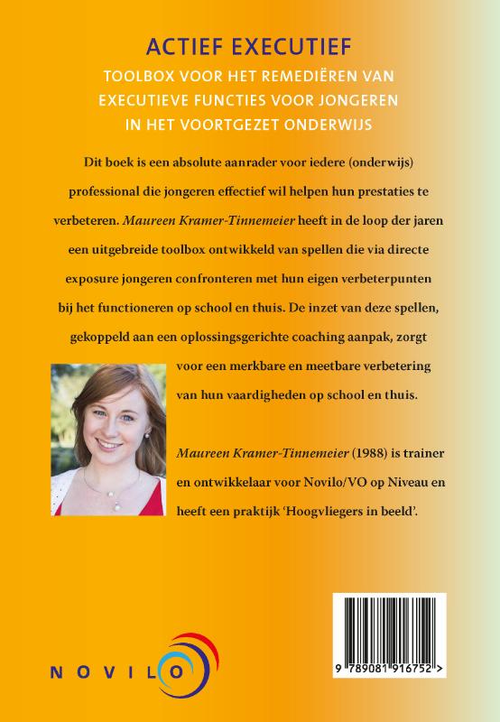 Achterkant van Actief executief