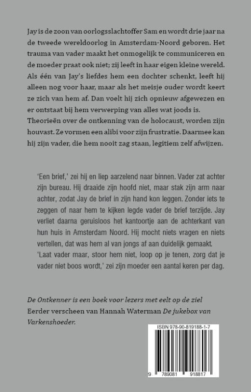 Achterkant van De ontkenner