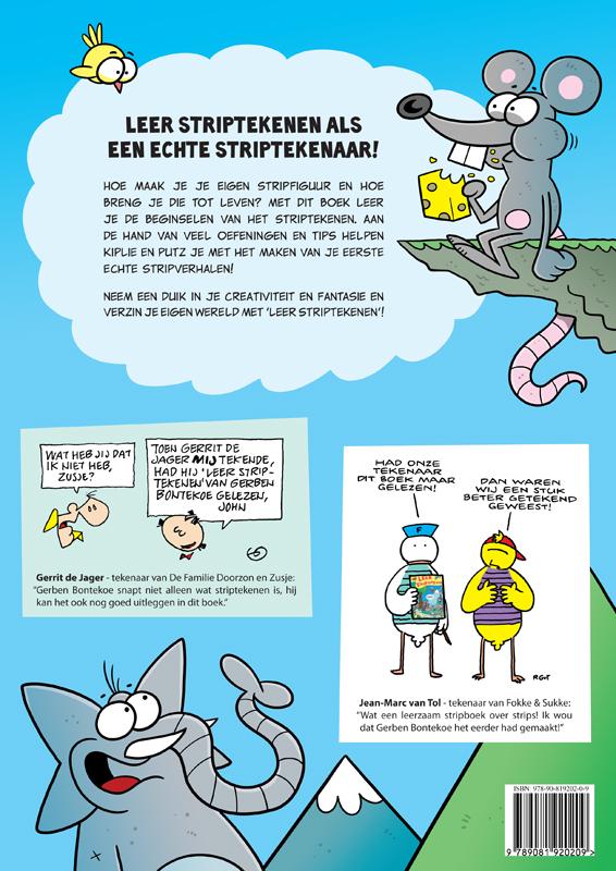 Achterkant van Leer striptekenen
