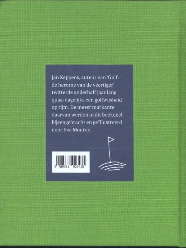 Achterkant van De Golfwijsheden