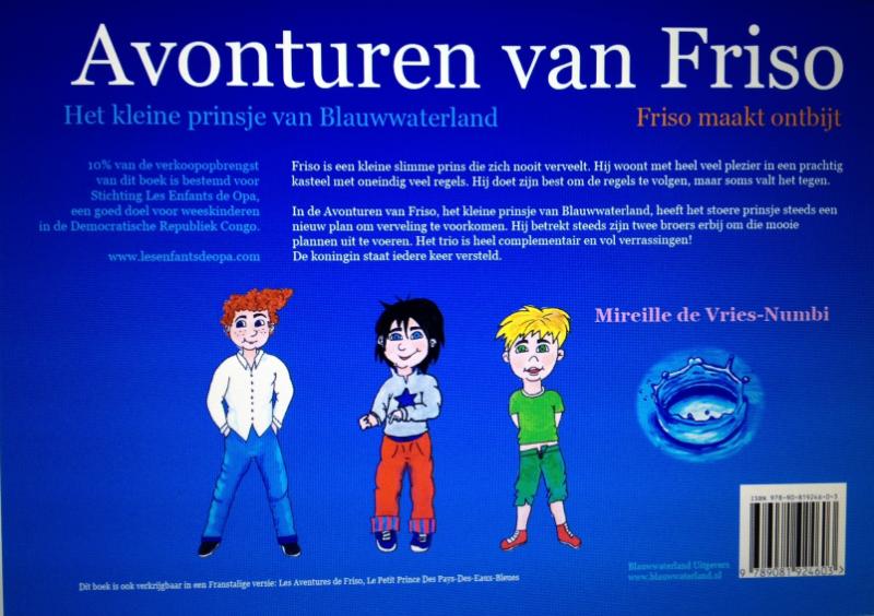 Achterkant van Friso maakt ontbijt