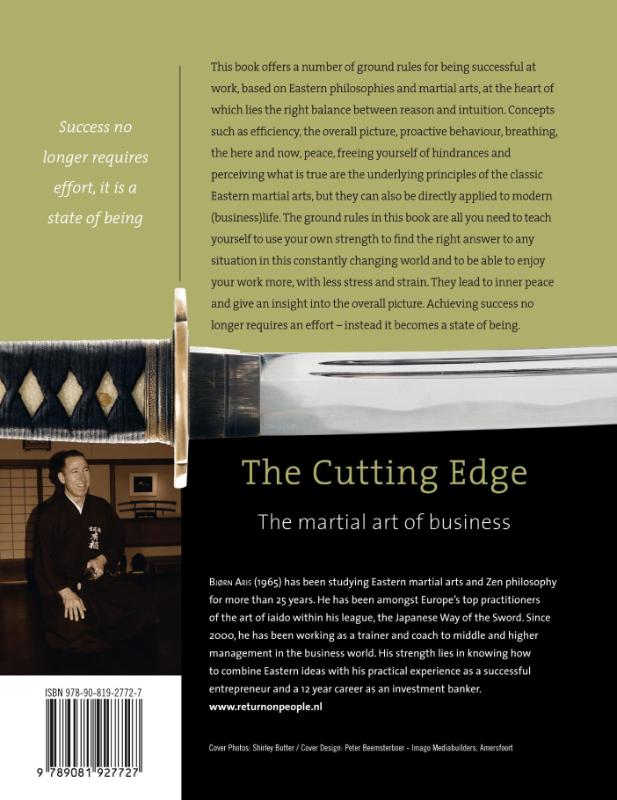 Achterkant van The cutting edge
