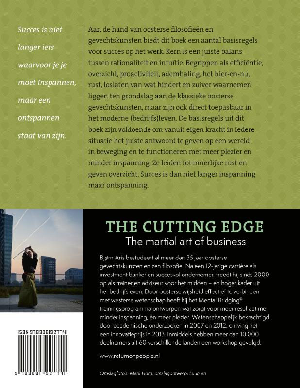Achterkant van The Cutting Edge