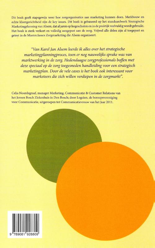 Achterkant van Zorg met liefde en lef