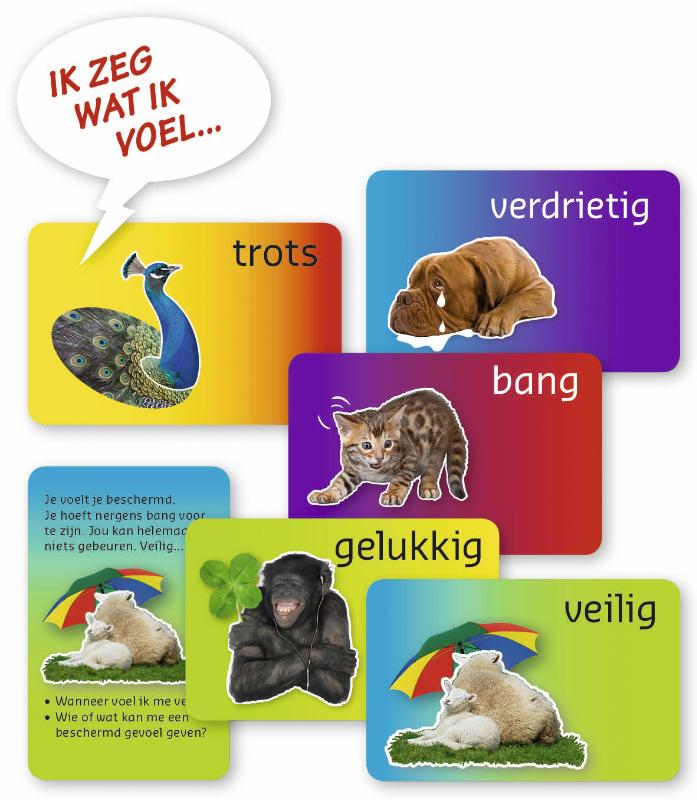 Achterkant van Lekker in je vel spel