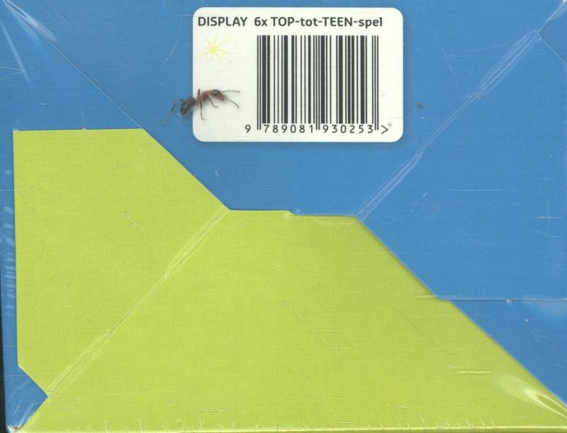 Achterkant van DISPLAY 6x top-tot-teen-spel