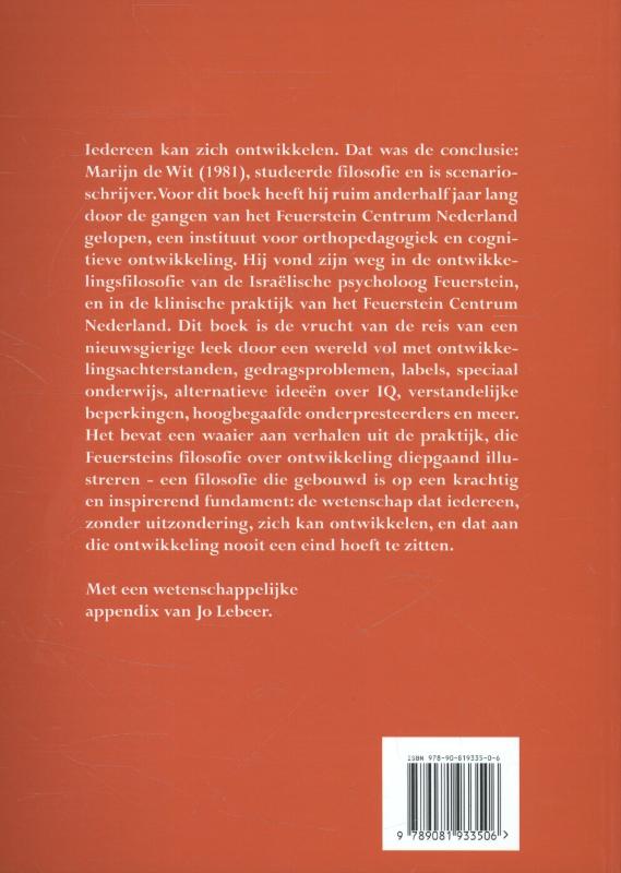 Achterkant van Worden wie je bent