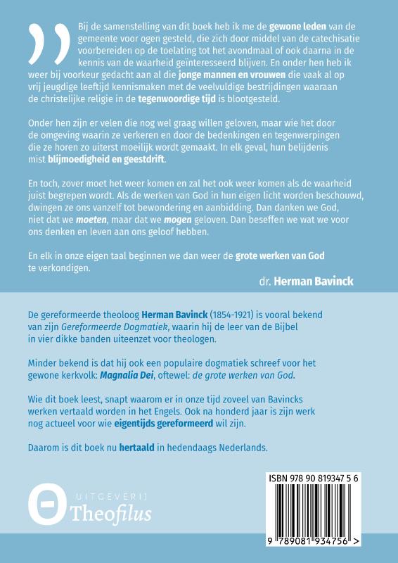 Achterkant van Magnalia Dei