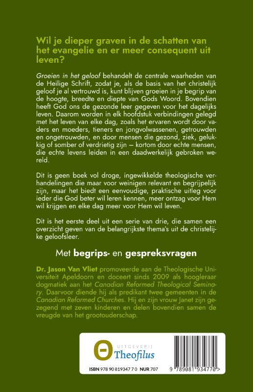 Achterkant van Groeien in het geloof 1