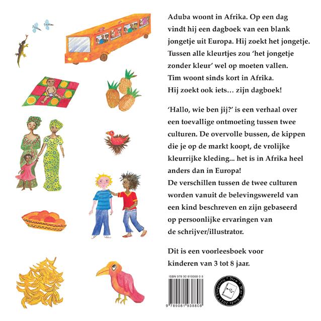 Achterkant van Hallo wie ben jij?