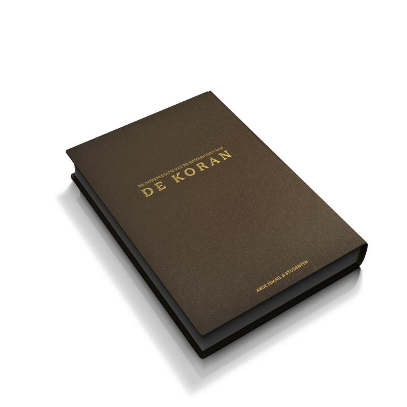 Achterkant van De interpretatie van de betekenissen van de Koran