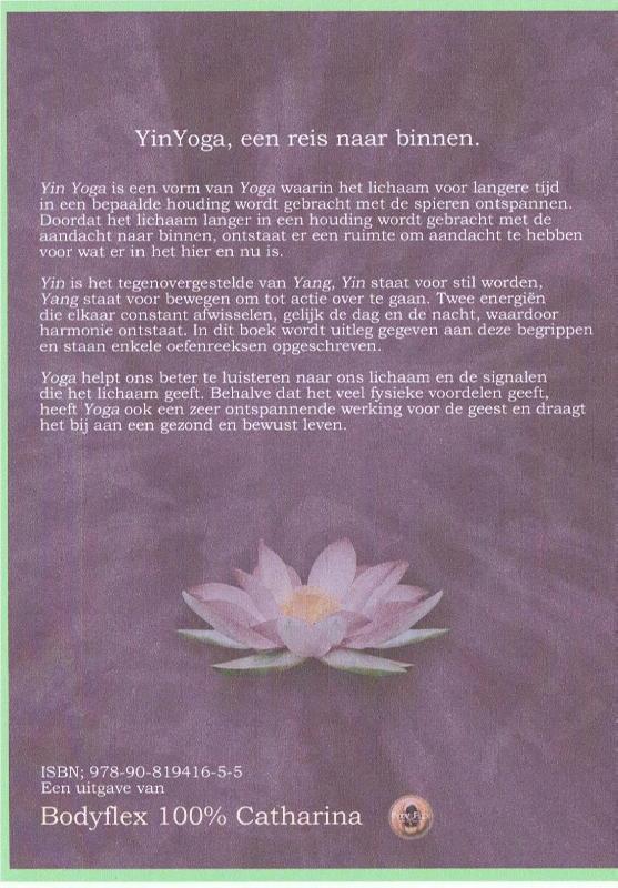 Achterkant van Yin Yoga, een reis naar binnen