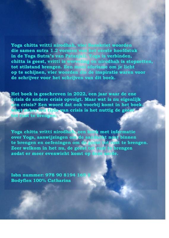 Achterkant van Yoga chitta vritti nirodha