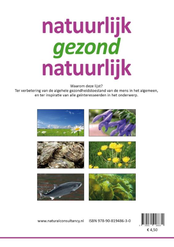 Achterkant van Natuurlijk gezond natuurlijk