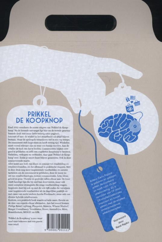 Achterkant van Prikkel de koopknop