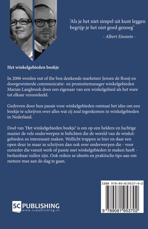 Achterkant van Het winkelgebieden boekje