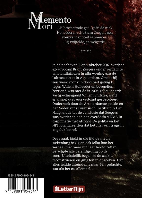 Achterkant van Memento Mori