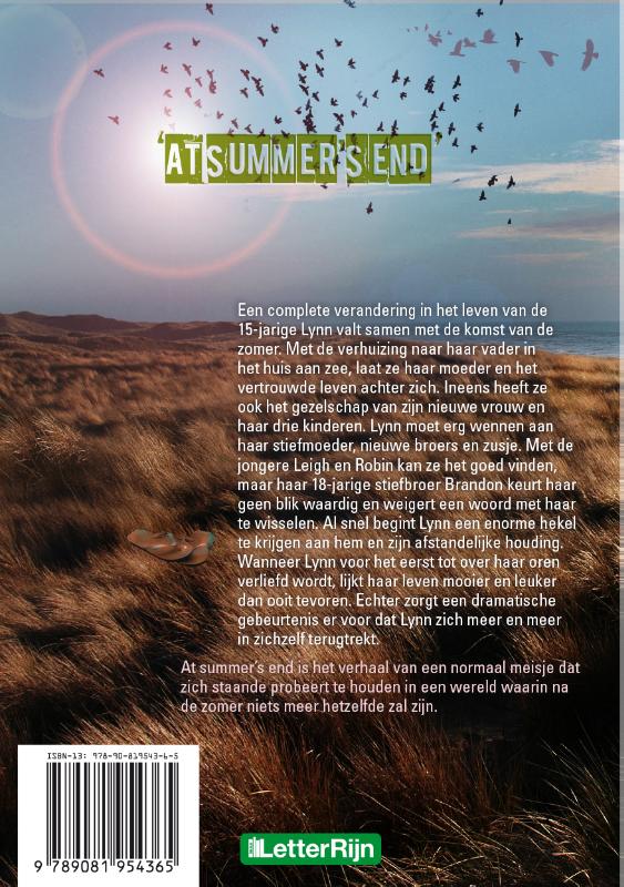Achterkant van At summer's end