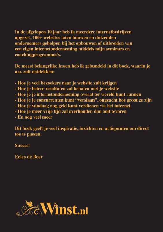 Achterkant van Winst.nl
