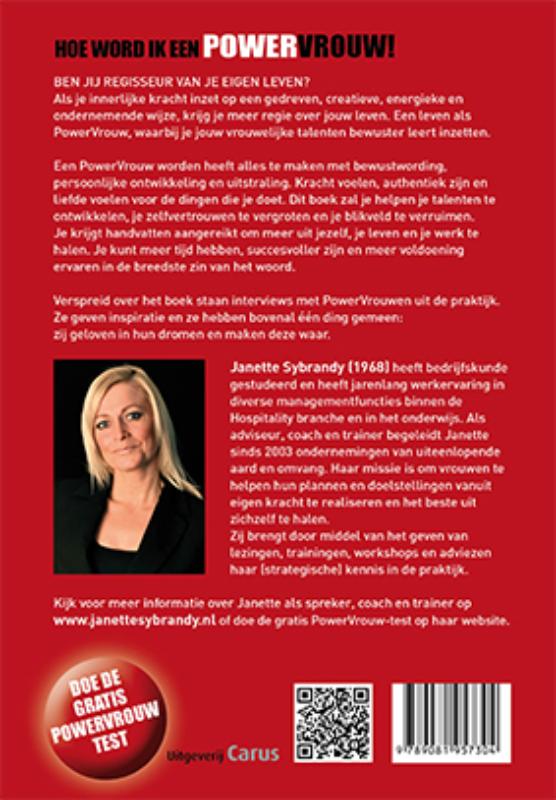 Achterkant van Hoe word ik een powervrouw!