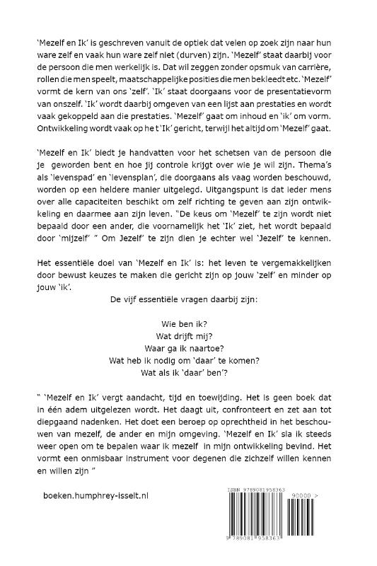 Achterkant van Mezelf en ik