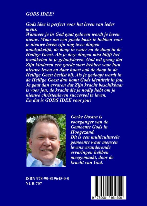 Achterkant van GODS IDEE!