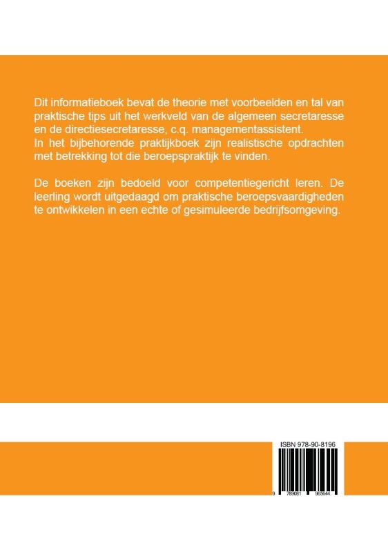 Achterkant van Planning en organisatie