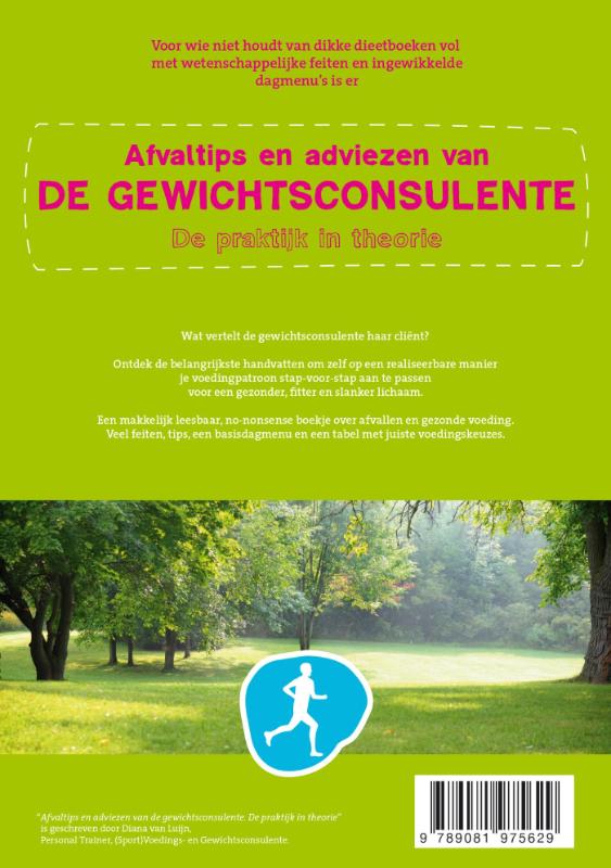 Achterkant van Afvaltips en adviezen van De Gewichtsconsulente