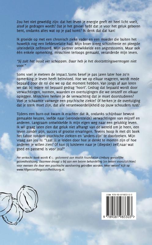 Achterkant van Noten gekraakt