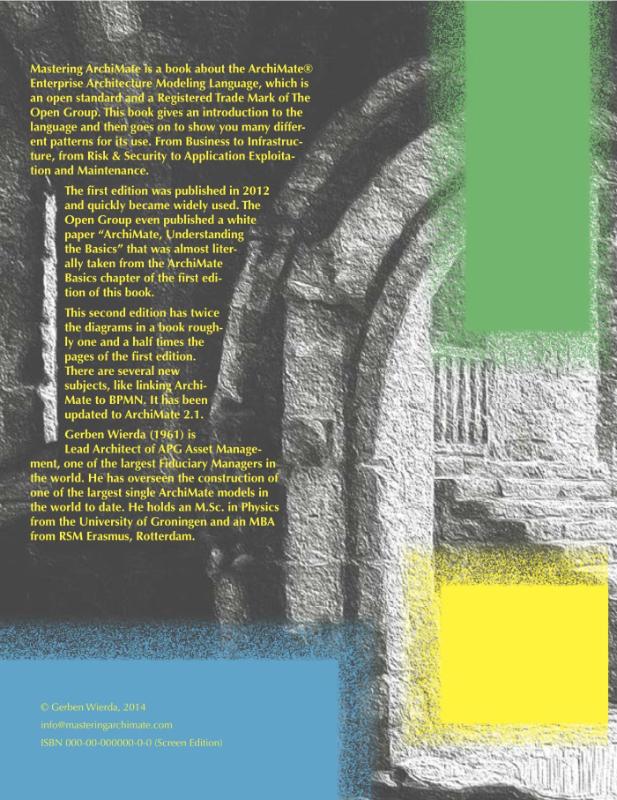 Achterkant van Mastering ArchiMate - Edition II