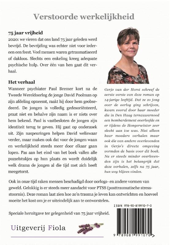 Achterkant van Verstoorde werkelijkheid