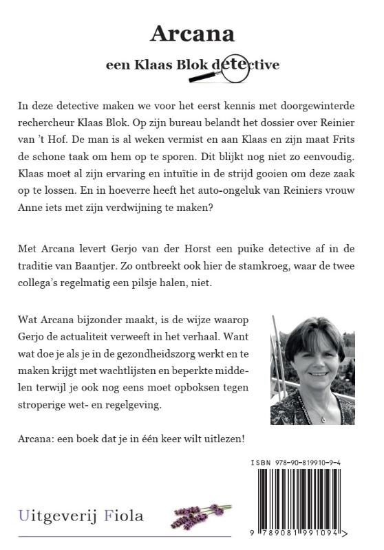 Achterkant van Arcana