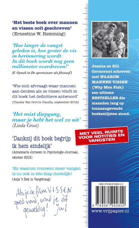 Achterkant van Waarom mannen vissen