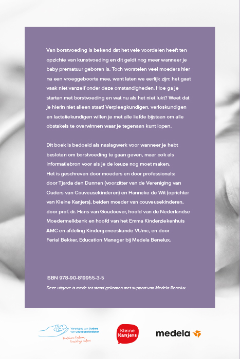 Achterkant van Borstvoeding geven aan je prematuur