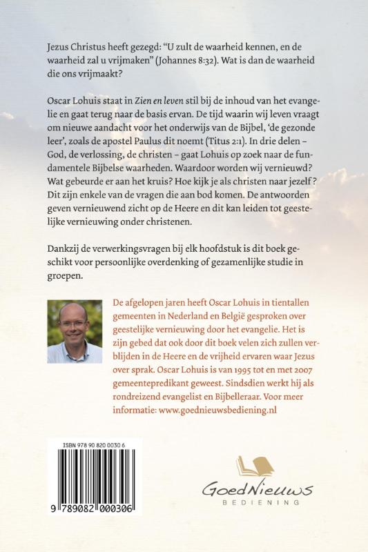 Achterkant van Zien en Leven