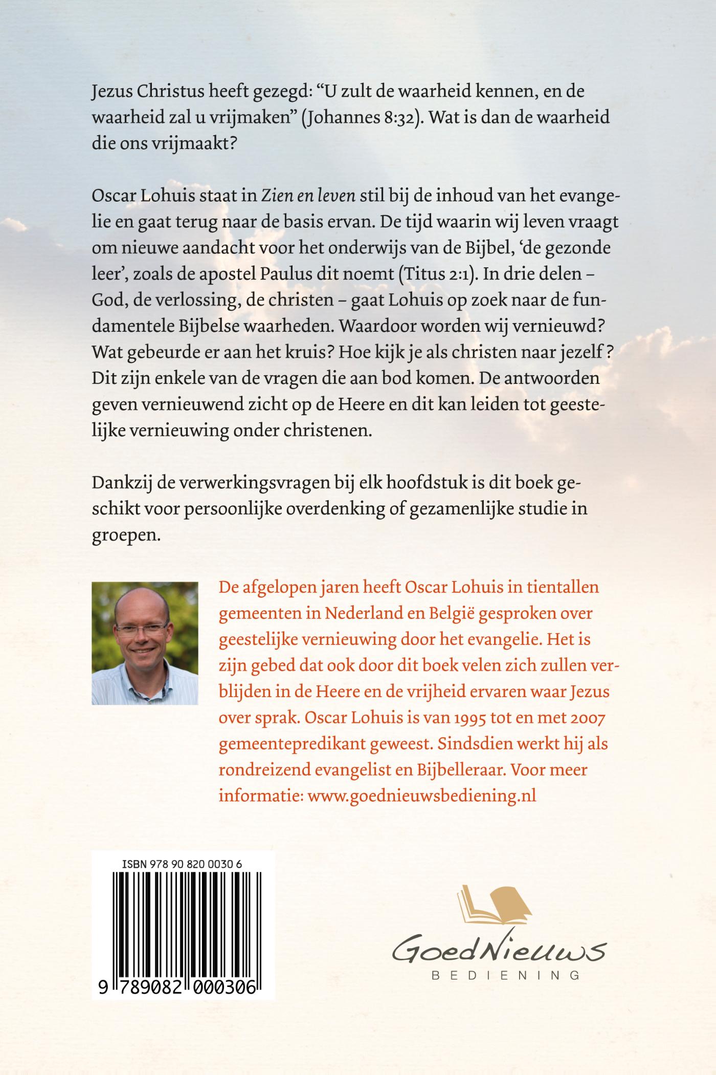 Achterkant van Zien en Leven